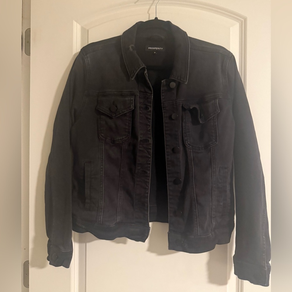 Black Denim Jacket for Women